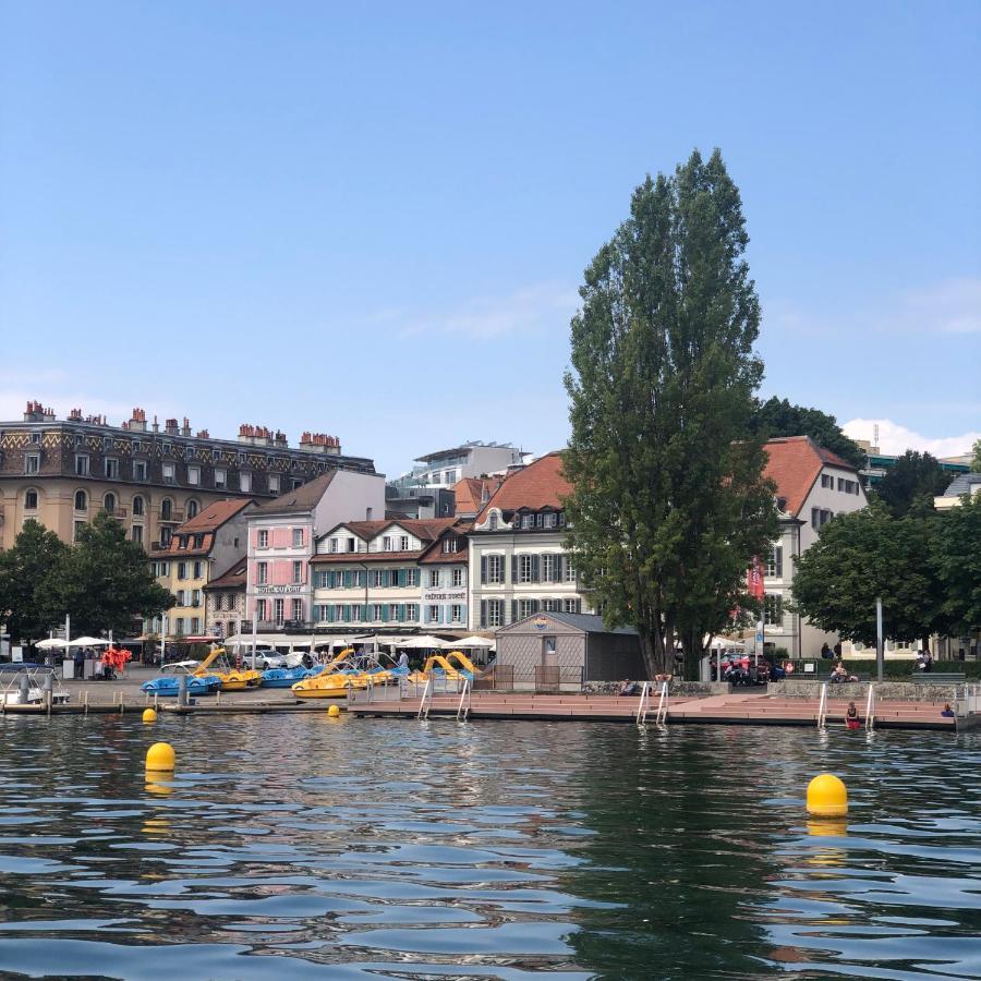 Hotel Du Port Lausanne Exterior foto