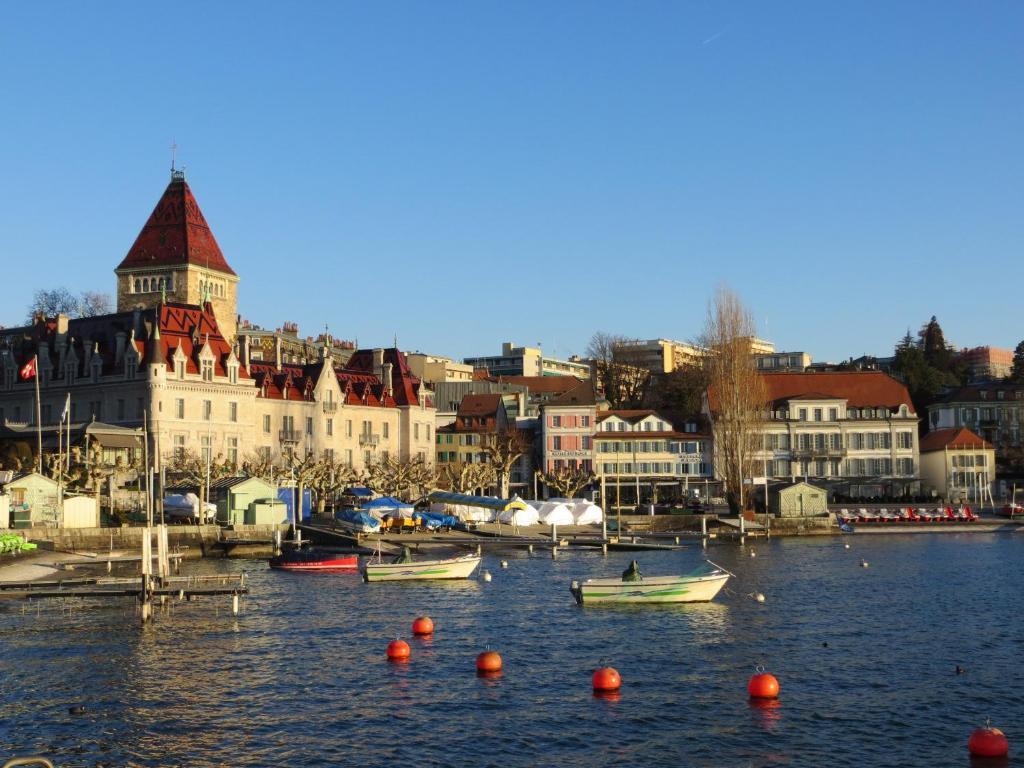 Hotel Du Port Lausanne Exterior foto